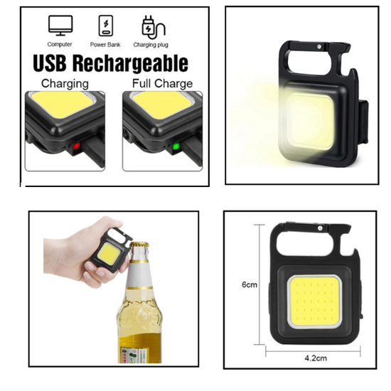412 : Mini latarka do kluczy otwieracz kieszonkowy/ KEYCHAIN LIGHT