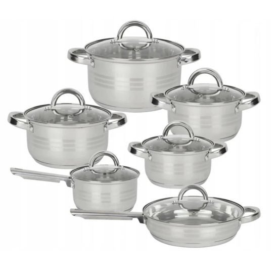 393 : GARNKI 12-EL/ Pots 12pcs