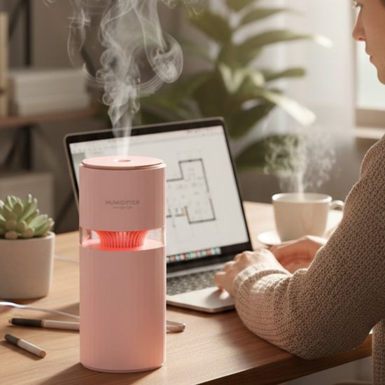 277-1 : NAWILŻACZ POWIETRZA- RÓŻOWY/ AIR HUMIDIFIER PINK