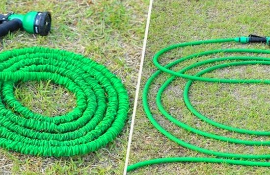 453 : MAGICZNY WĄŻ OGRODOWY 45m zielony/ EXPANDS HOSE