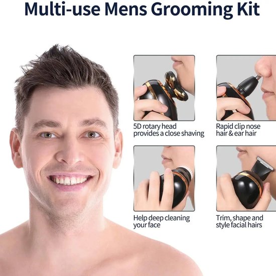 036 : GOLARKA MĘSKA 5W1/5IN1 MEN’S SHAVER WATERPROOF