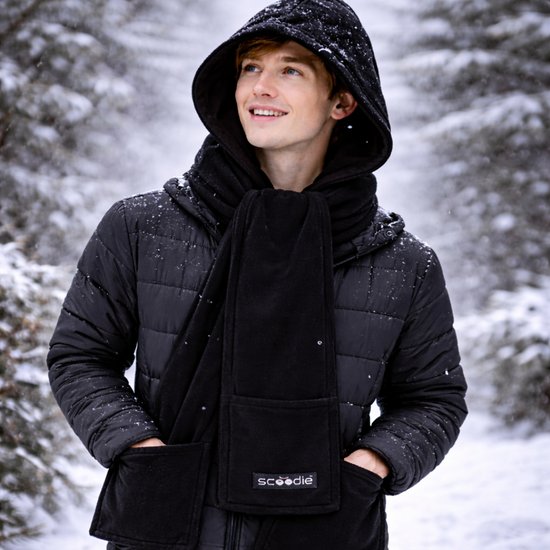 7028-1 : Scoodie -kolor czarny/rozmiar R/ Scoodie black/size R