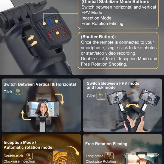 6034 : GIMBAL DO TELEFONU/ PHONE GIMBAL