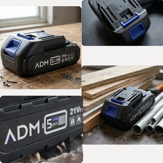 439 : Rechargeable Lithium Battery 21V for ADM Electric Mini Tools