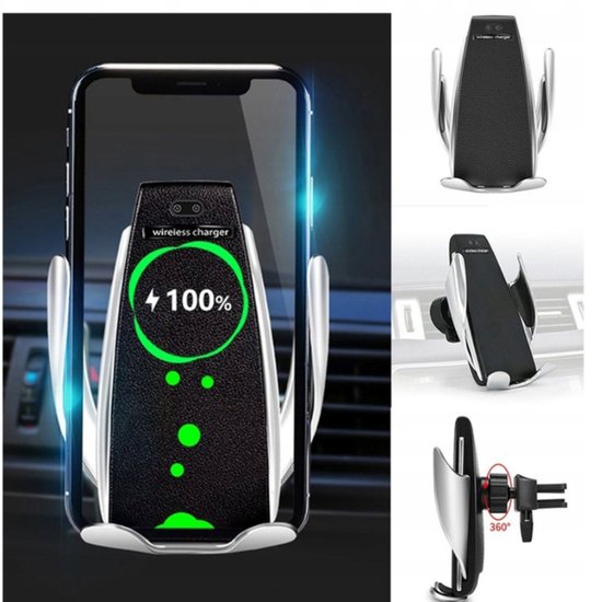 Uchwyt na telefon z ładowaniem bezprzewodowym