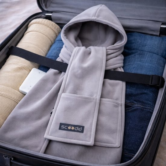 7031-1 : Scoodie -kolor szary/rozmiar R/ Scoodie light gray/ size R