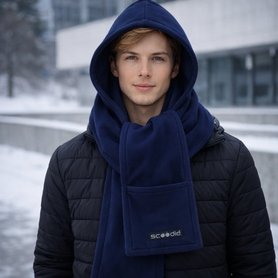 7030-1 : Scoodie -kolor granatowy/rozmiar R/ Scoodie Night Navy/size R