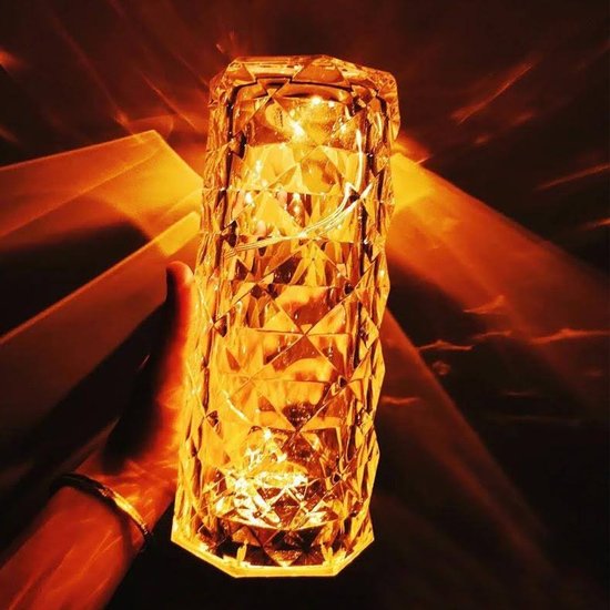 451 : Kryształowa Diamentowa Lampa USB+PILOT/ CRYSTAL DIAMOND LAMP+REMOTE