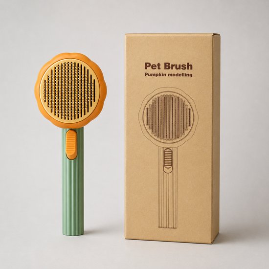 3010 : Self-Cleaning Pet Grooming Brush