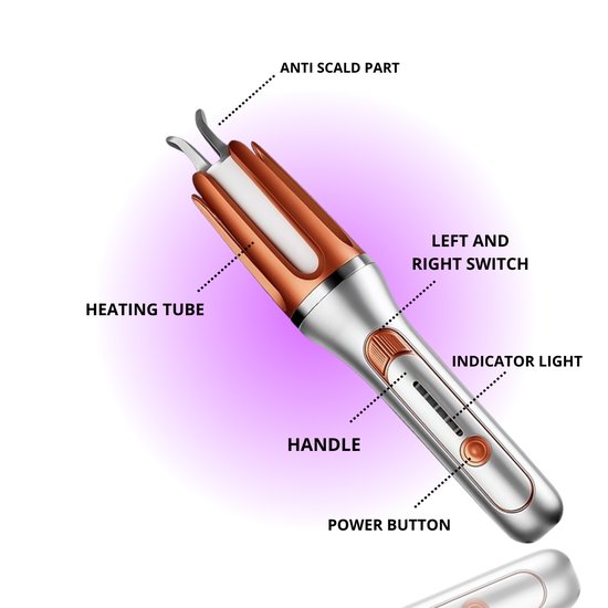 7049 : Lokówka do włosów / Automatic Curling Iron