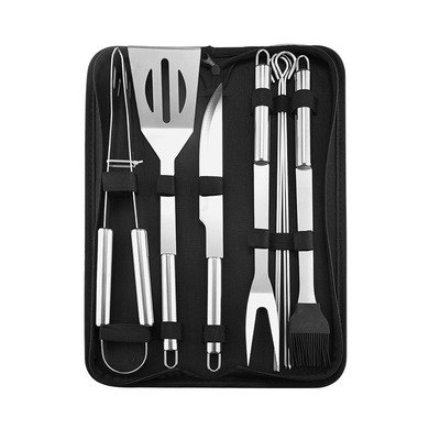 357 : ZESTAW NA GRILLA 9 SZT/ GRILLING TOOLS