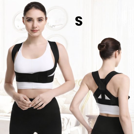 Adjustable Posture Corrector – Size S (Black)
